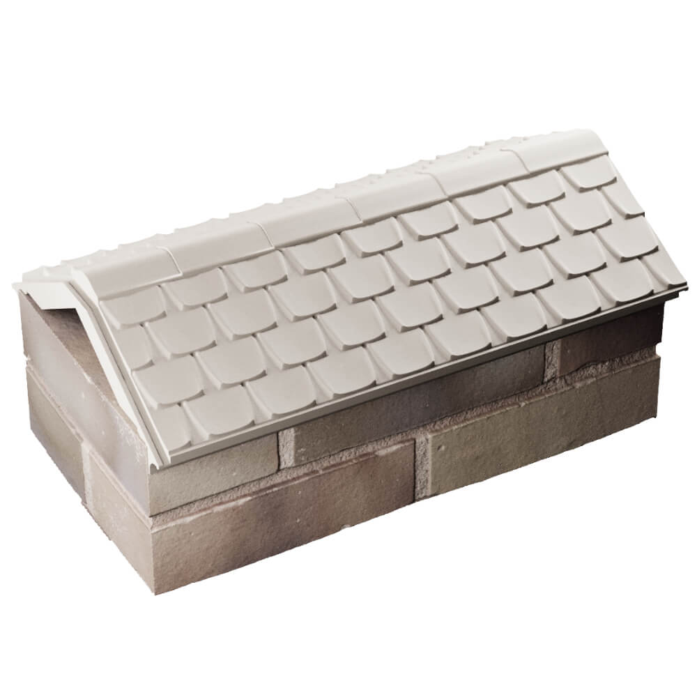 Парапет Zking Эльбрус Бежевый с посадкой на 1 кирпич (255мм) в Екатеринбурге фото