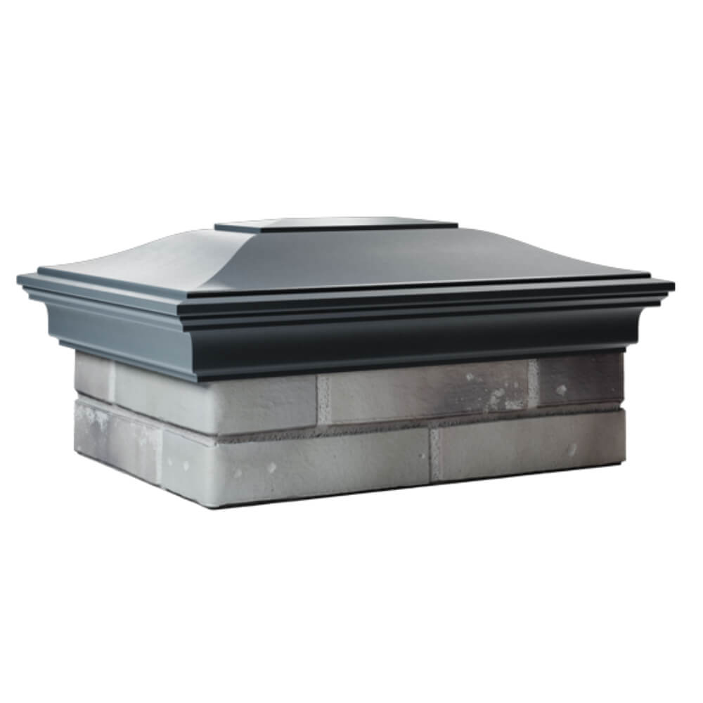 Колпак Zking Монблан Серый на столб 2х1.5 кирпича (515х385мм) в Екатеринбурге фото