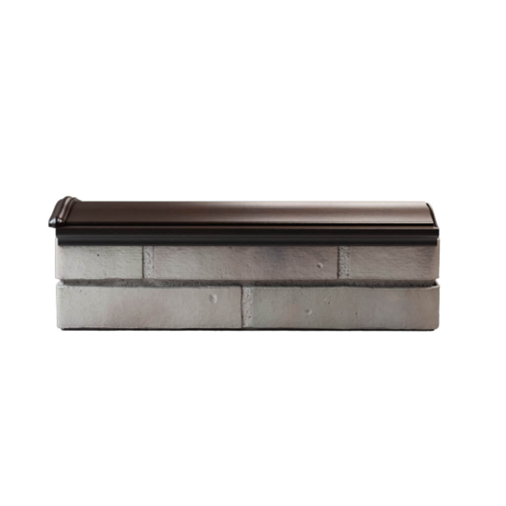 Парапет Zking Монблан Коричневый посадка на 0.5 кирпича (130мм) в Екатеринбурге фото