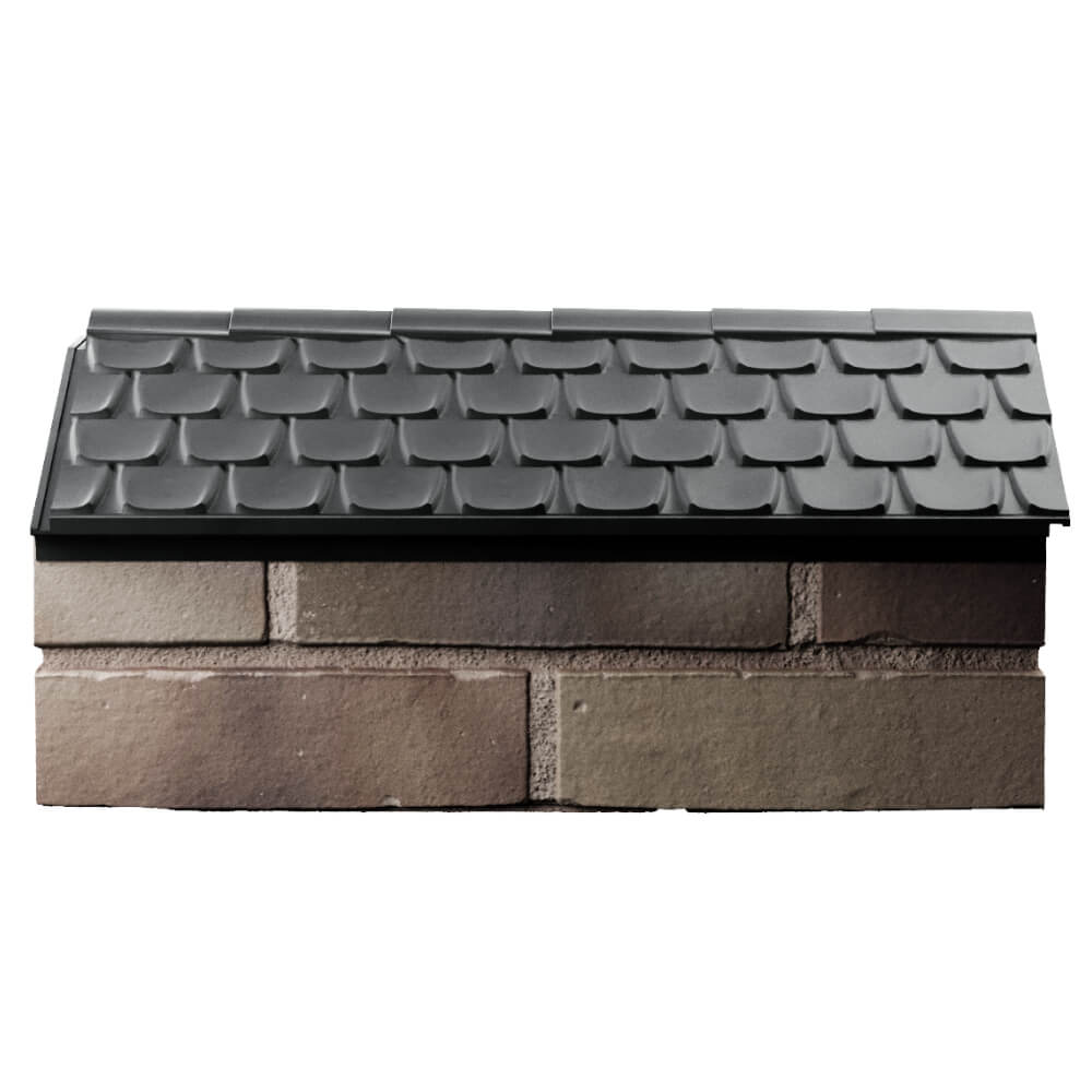 Парапет Zking Эльбрус Серый с посадкой на 1 кирпич (255мм) в Екатеринбурге фото