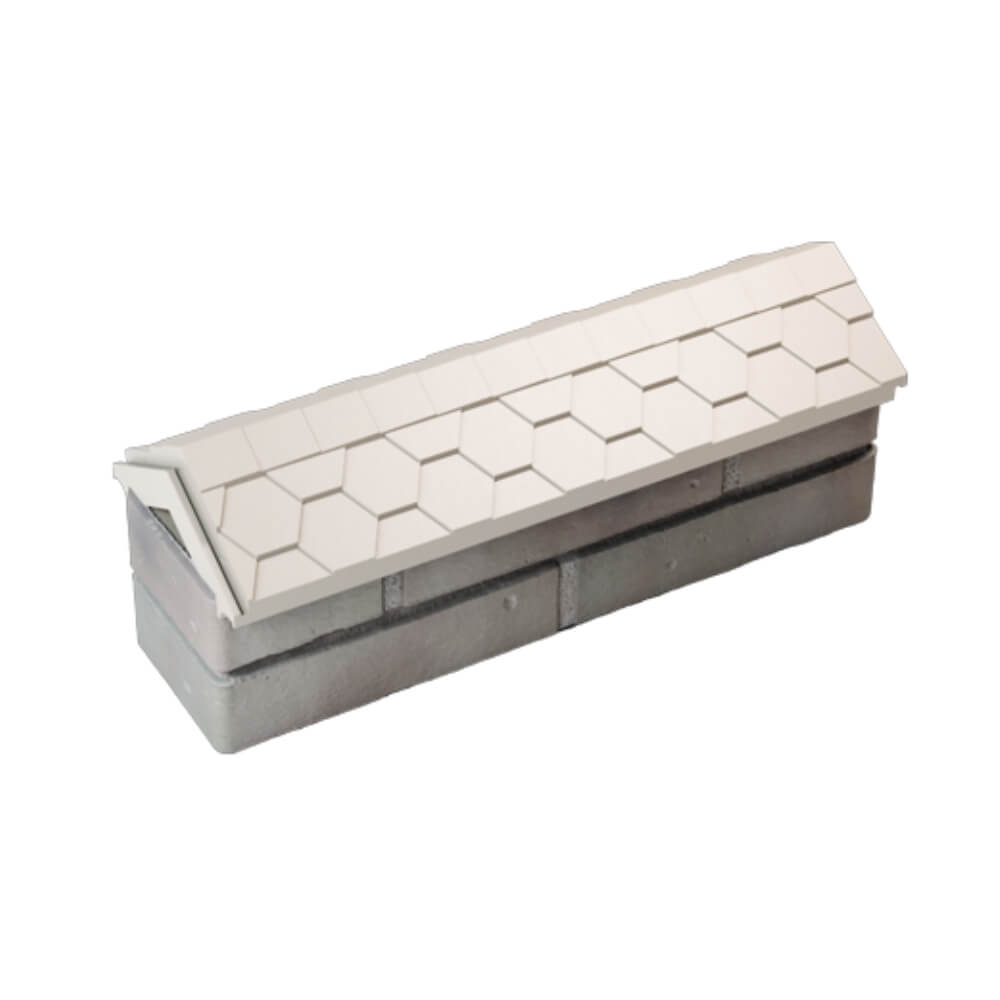 Парапет Zking Эверест Бежевый с посадкой на 0.5 кирпича (130мм) в Екатеринбурге фото