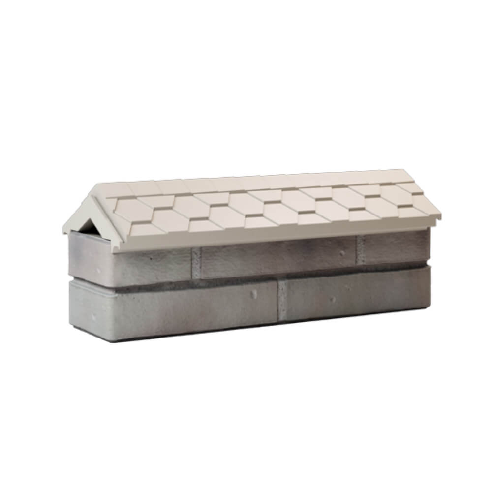 Парапет Zking Эверест Бежевый с посадкой на 0.5 кирпича (130мм) Екатеринбург фото