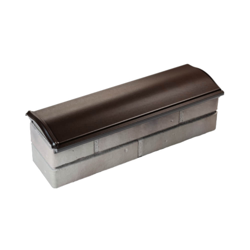 Парапет Zking Монблан Коричневый посадка на 0.5 кирпича (130мм) в Екатеринбурге фото