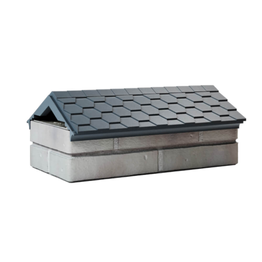 Парапет Zking Эверест Серый с посадкой на 1 кирпич (200/225/255мм) Екатеринбург фото