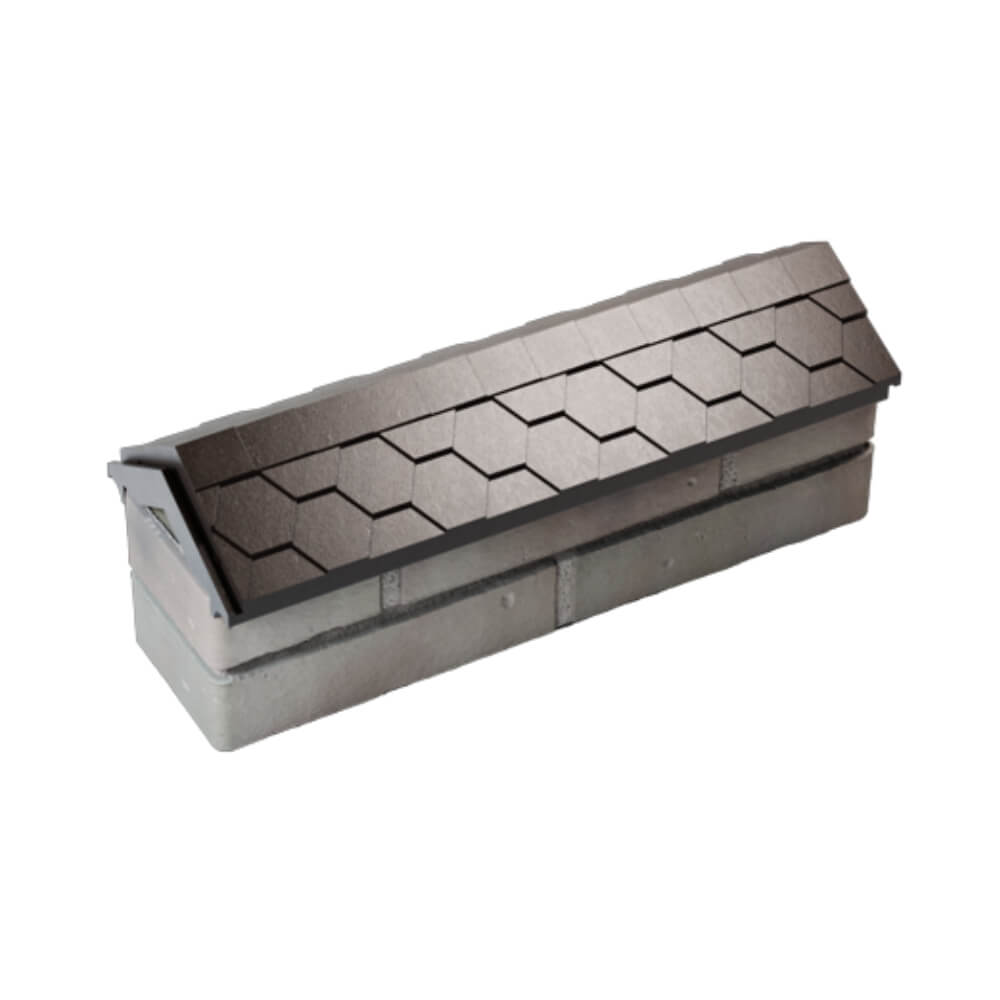 Парапет Zking Эверест Коричневый с посадкой на 0.5 кирпича (130мм) в Екатеринбурге фото