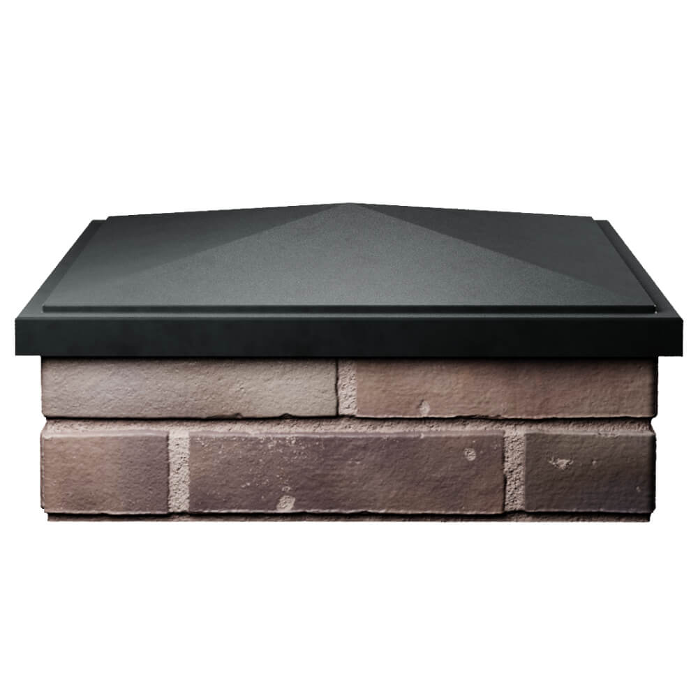 Колпак Zking БонаМоно Черный на столб 2х2 кирпича (515х515, 530х530мм) Екатеринбург фото