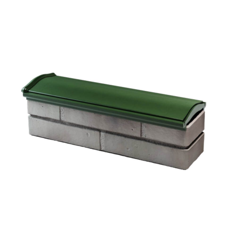 Парапет Zking Монблан Зеленый посадка на 0.5 кирпича (130мм) в Екатеринбурге фото