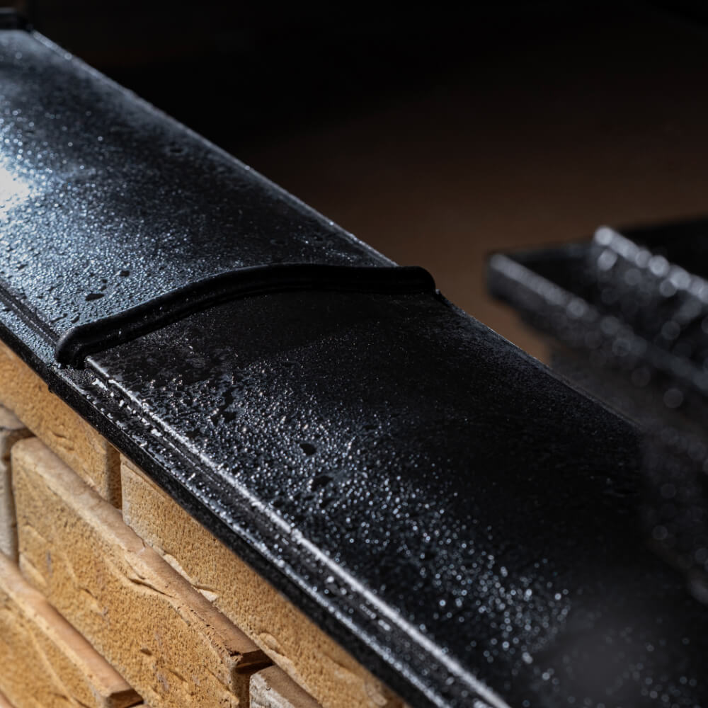 Парапет Zking Монблан Черный посадка на 0.5 кирпича (130мм) в Екатеринбурге фото