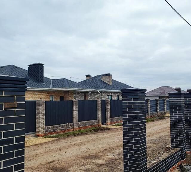 Колпак Zking Бона ХайТек Серый на столб 1.5х1.5 кирпича (385х385мм) в Екатеринбурге фото