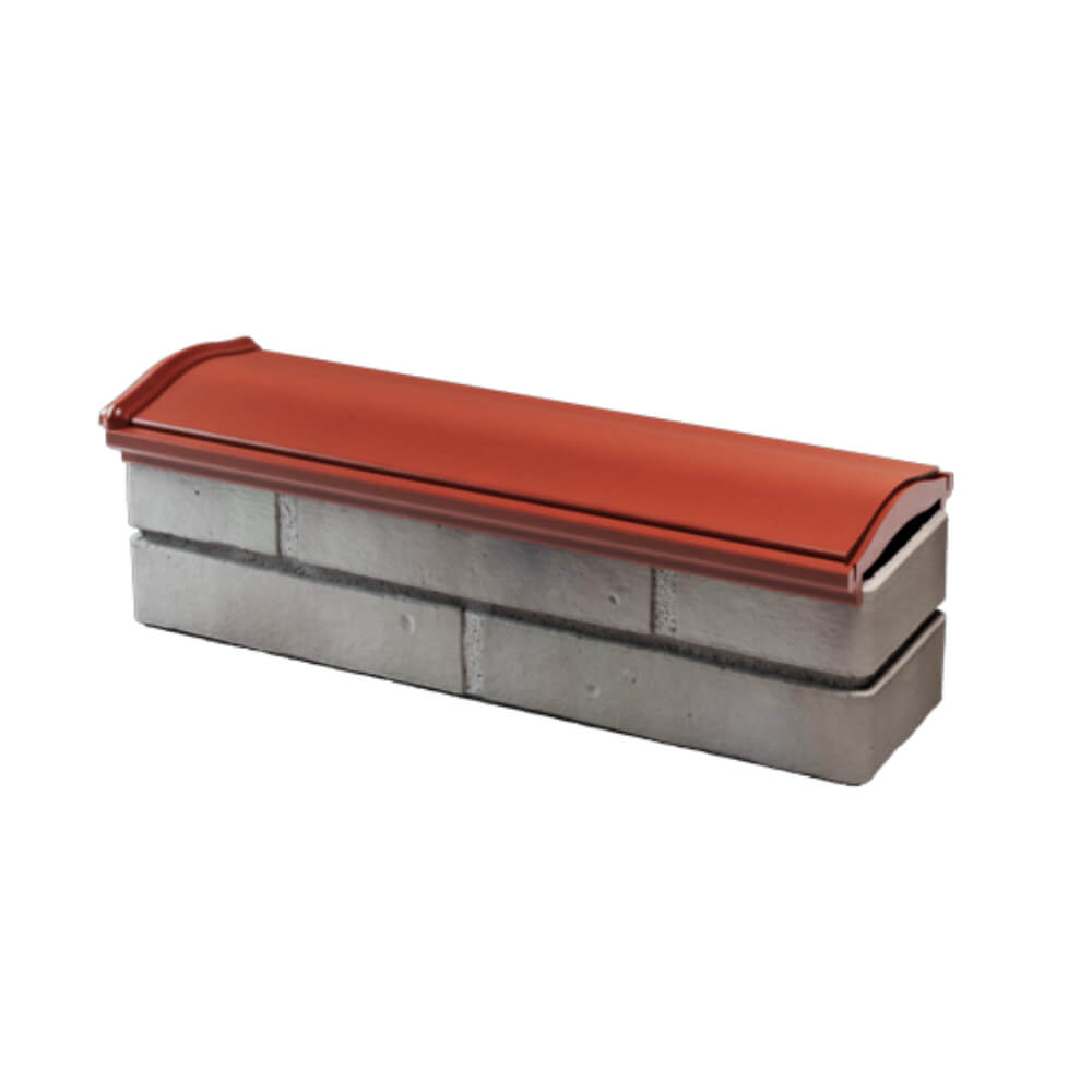 Парапет Zking Монблан Красный посадка на 0.5 кирпича (130мм) в Екатеринбурге фото