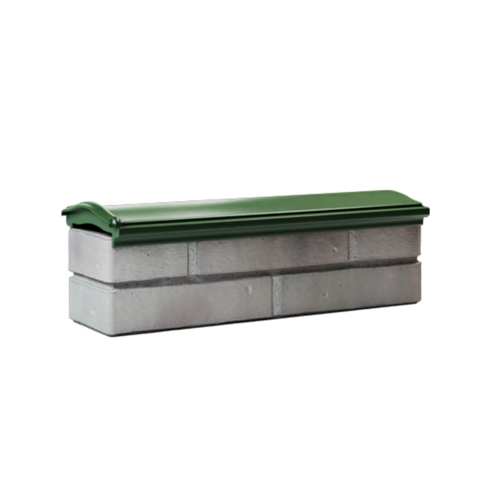 Парапет Zking Монблан Зеленый посадка на 0.5 кирпича (130мм) Екатеринбург фото