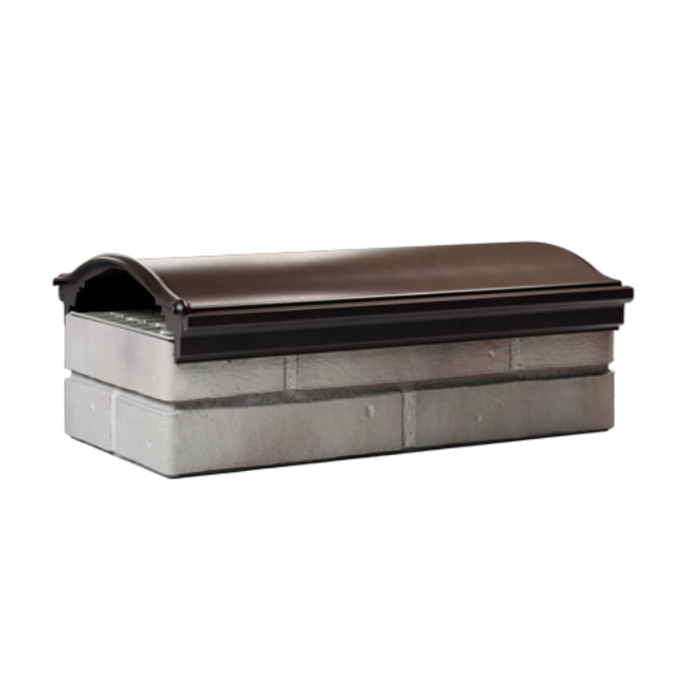 Парапет Zking Монблан Коричневый посадка на 1 кирпич (200/225/255мм) Екатеринбург фото