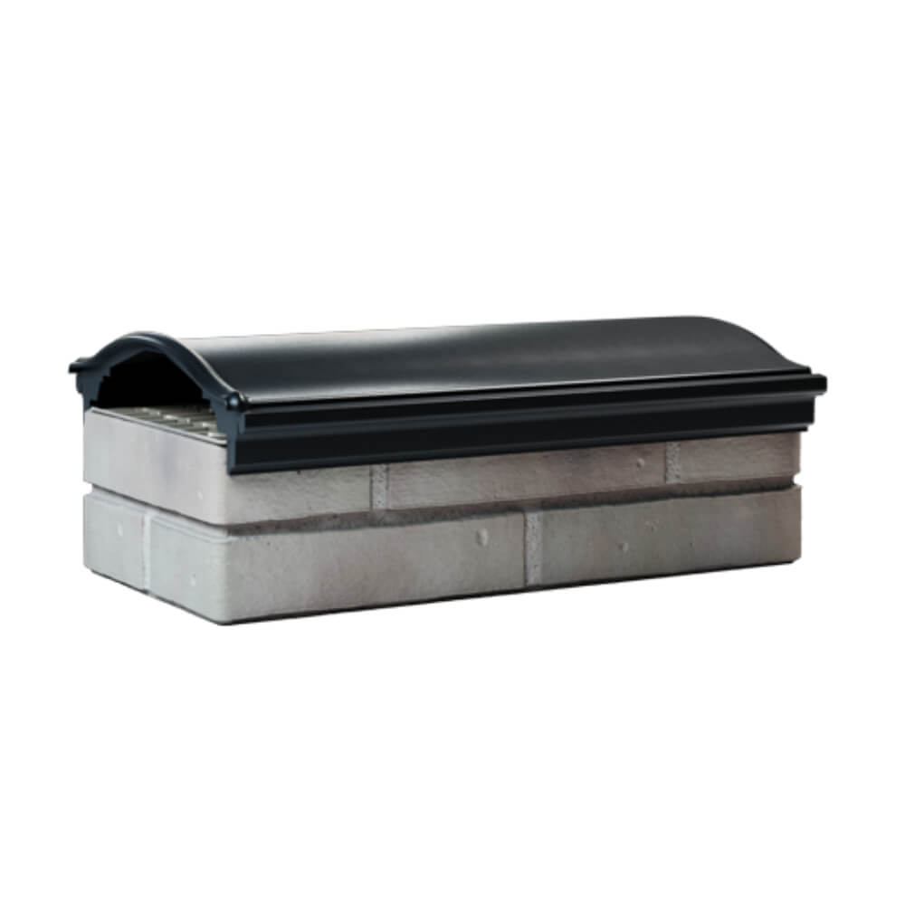 Парапет Zking Монблан Черный посадка на 1 кирпич (200/225/255мм) Екатеринбург фото