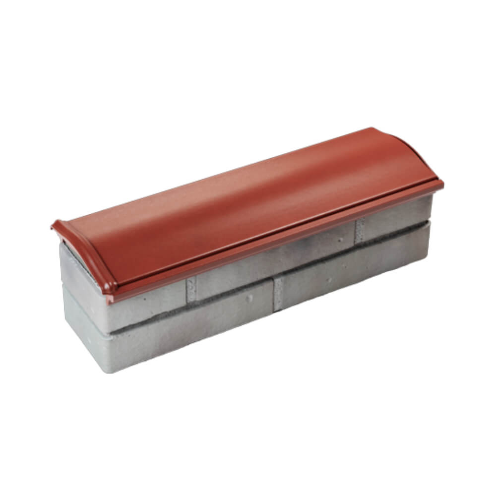 Парапет Zking Монблан Красный посадка на 0.5 кирпича (130мм) в Екатеринбурге фото