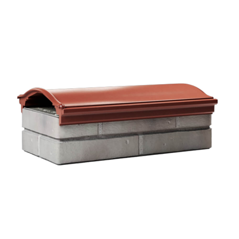 Парапет Zking Монблан Красный посадка на 1 кирпич (200/225/255мм) Екатеринбург фото