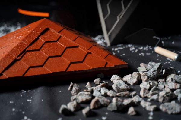 Колпак Zking Эверест Красный на столб 1.5х1.5 кирпича (390х390мм) в Екатеринбурге фото