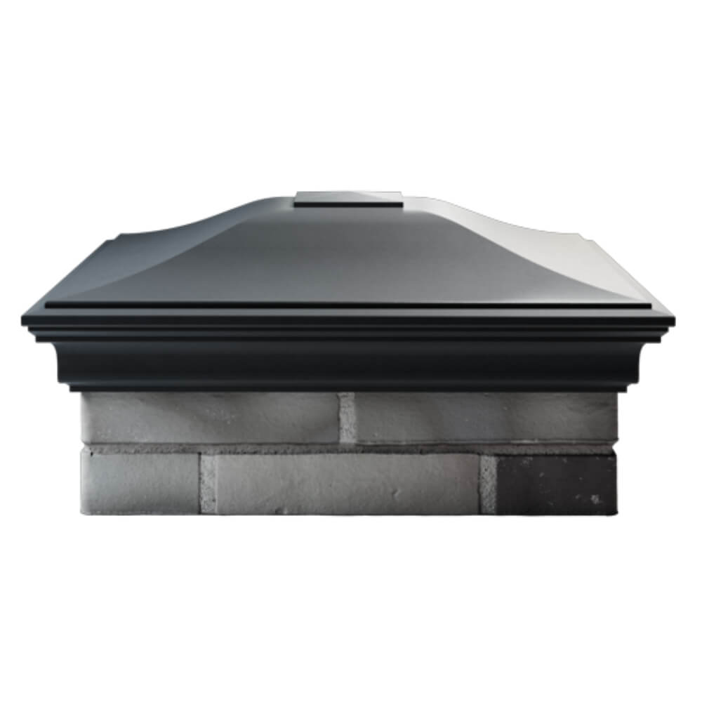 Колпак Zking Монблан Серый на столб 2х2 кирпича (515х515мм) в Екатеринбурге фото