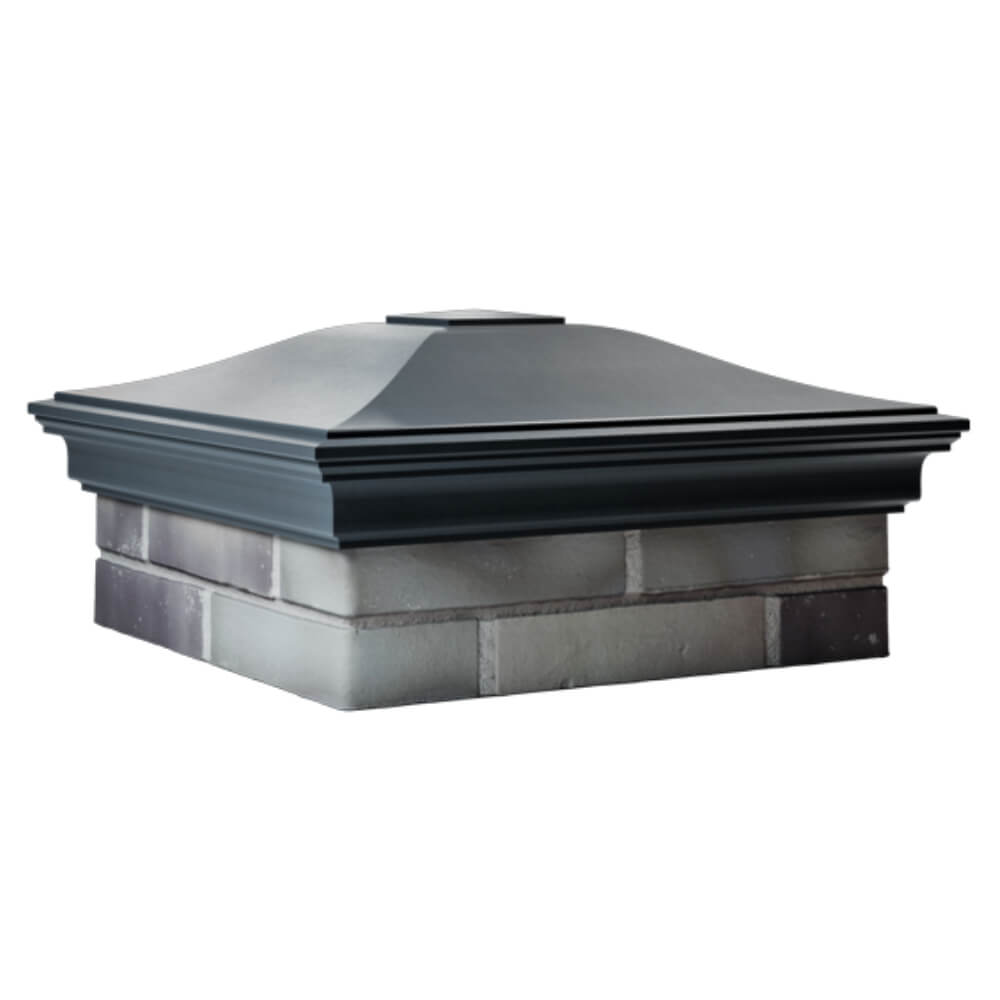 Колпак Zking Монблан Серый на столб 2х2 кирпича (515х515мм) в Екатеринбурге фото