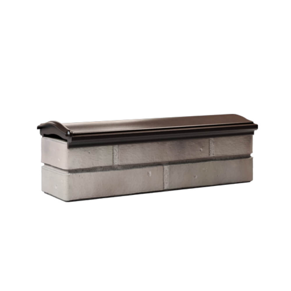 Парапет Zking Монблан Коричневый посадка на 0.5 кирпича (130мм) Екатеринбург фото