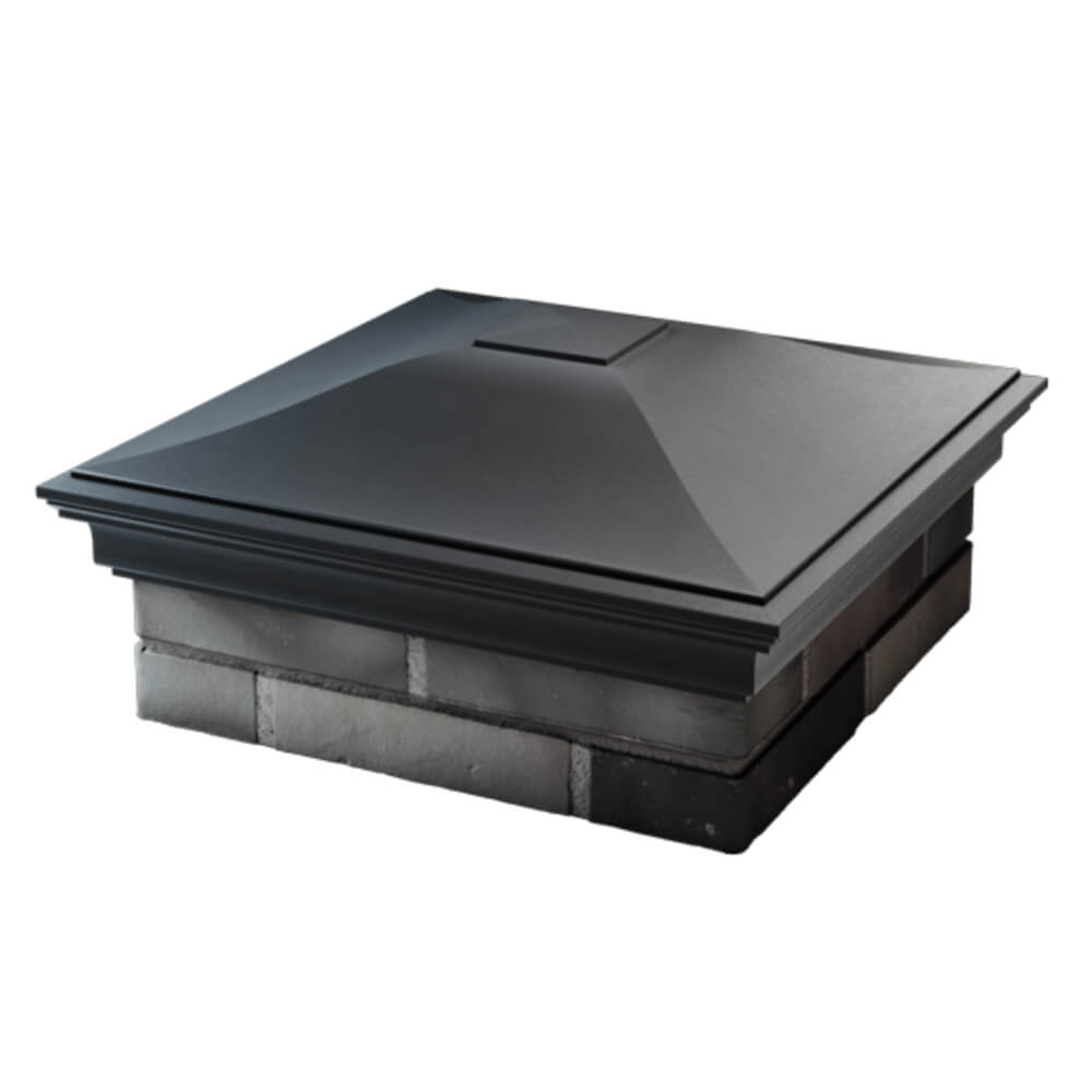 Колпак Zking Монблан Серый на столб 2х2 кирпича (515х515мм) в Екатеринбурге фото