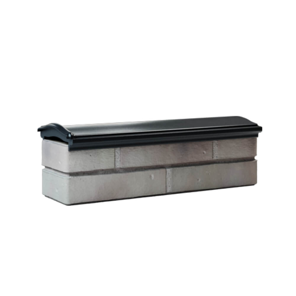 Парапет Zking Монблан Черный посадка на 0.5 кирпича (130мм) Екатеринбург фото