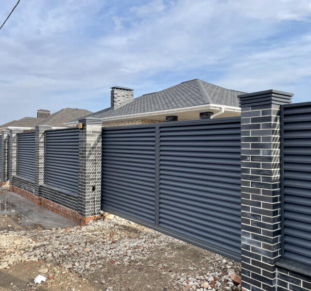 Колпак Zking Бона ХайТек Серый на столб 1.5х1.5 кирпича (385х385мм) в Екатеринбурге фото