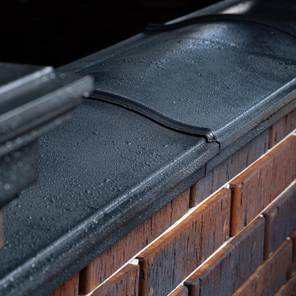 Парапет Zking Монблан Черный посадка на 0.5 кирпича (130мм) в Екатеринбурге фото